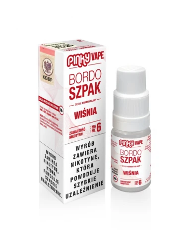 Pinky Vape Liquid Bordo Szpak 6 mg 10 ml