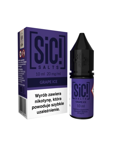 Sic! Salt Simplex Grape Ice 20 mg 10 ml