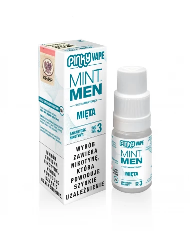 Pinky Vape Liquid Mint Men 3 mg 10 ml