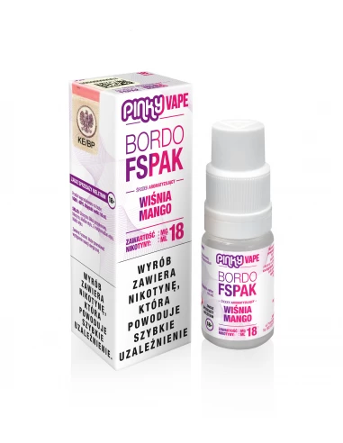 Pinky Vape Liquid Bordo Fspak 18 mg...