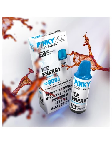 Pinky Pod Cartridge Ice Energy 20 mg...