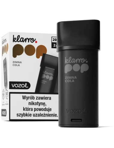 Klarro Pop Cartridge Zimna Cola 20 mg...