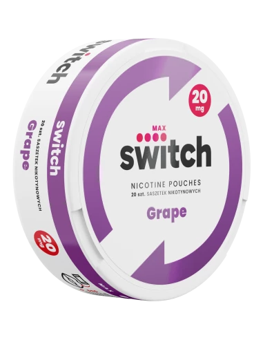 Switch Woreczki Nikotynowe Grape 20 mg