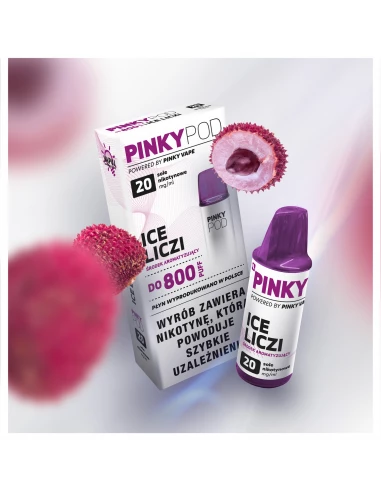 Pinky Pod Cartridge Ice Liczi 20 mg 2 ml